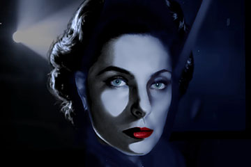 Color Photo to 1940's Film Noir
