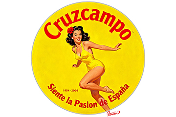 Cruzcampo Beer Pub Poster