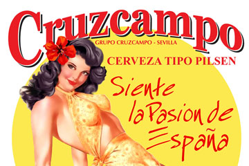 Cruzcampo Beer Promo Poster